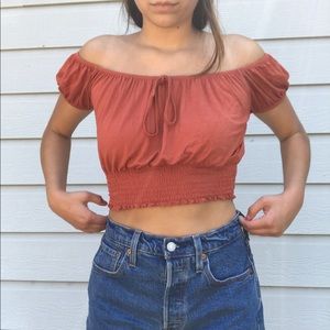 Off the shoulder top